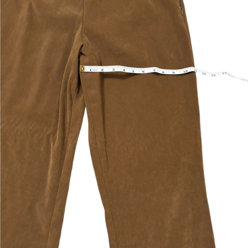 Tribal Stretch Faux Suede Pull-On Pants Brown - Size 10P - Picture 5 of 6